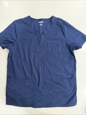 Scrubstar Navy V-Neck Men’s Scrub Top